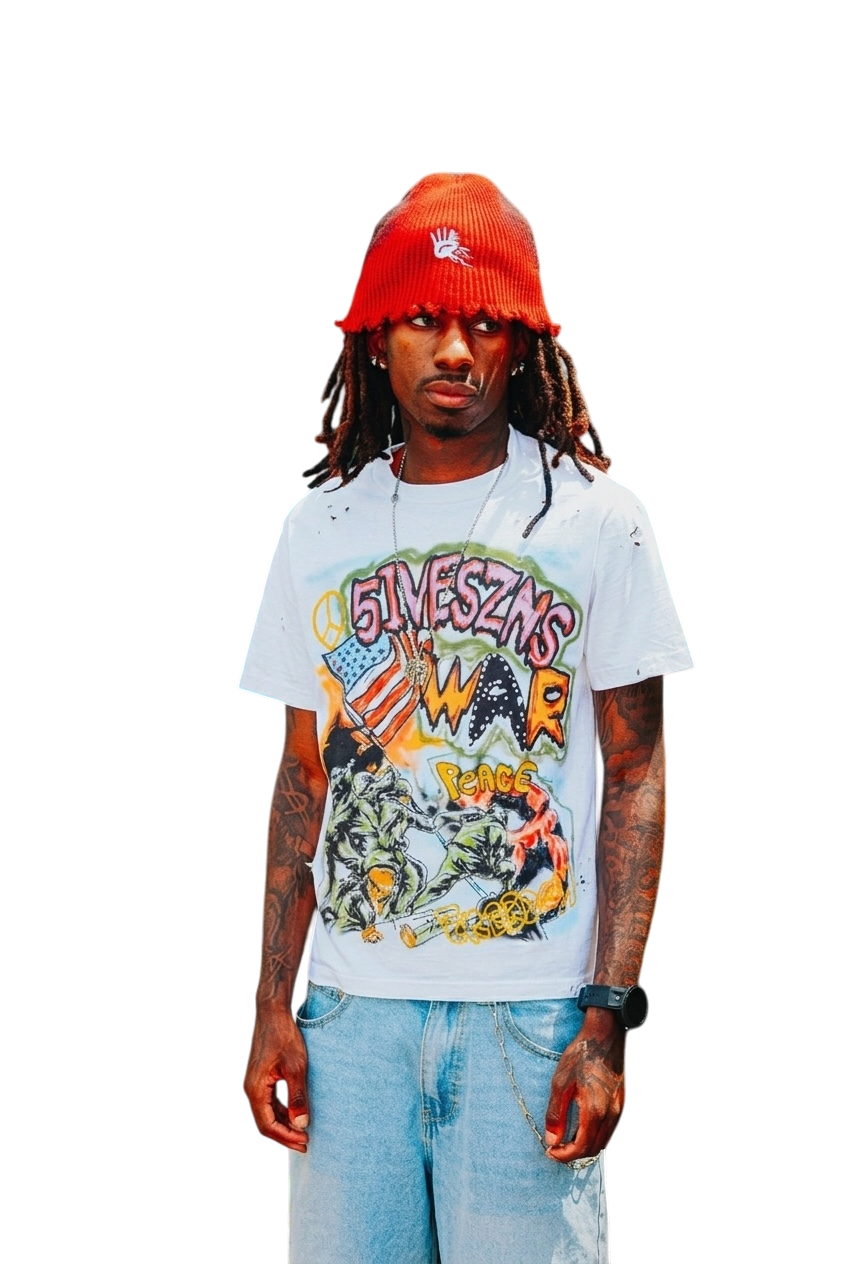 PEACE AND WAR TEE